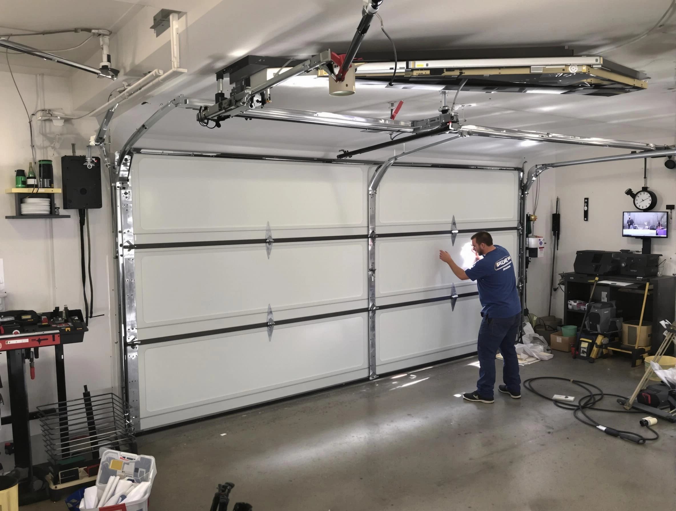 Professional garage door repair service by Syracuse Garage Door Repair in Syracuse