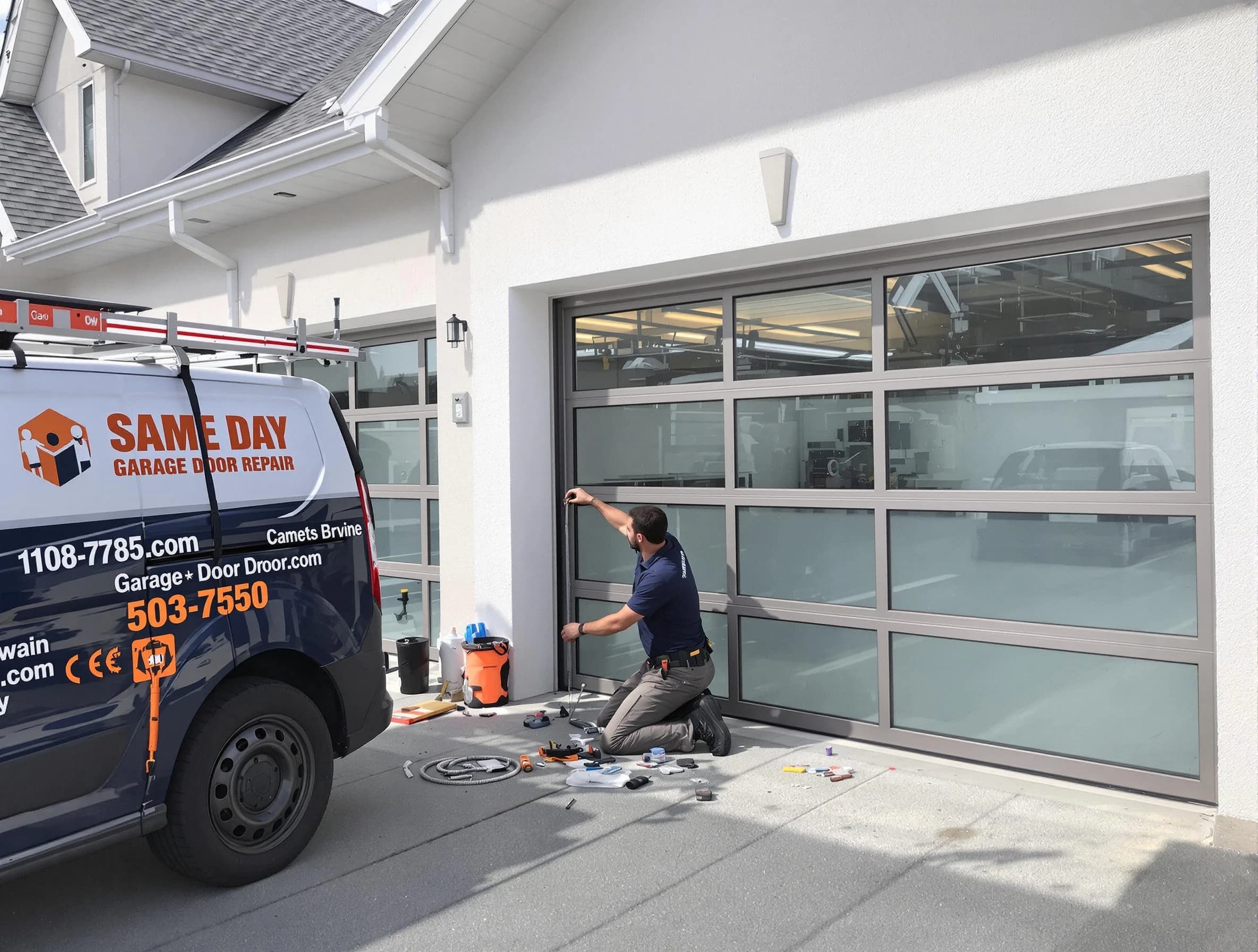 Same-day garage door repair service by Syracuse Garage Door Repair in Syracuse