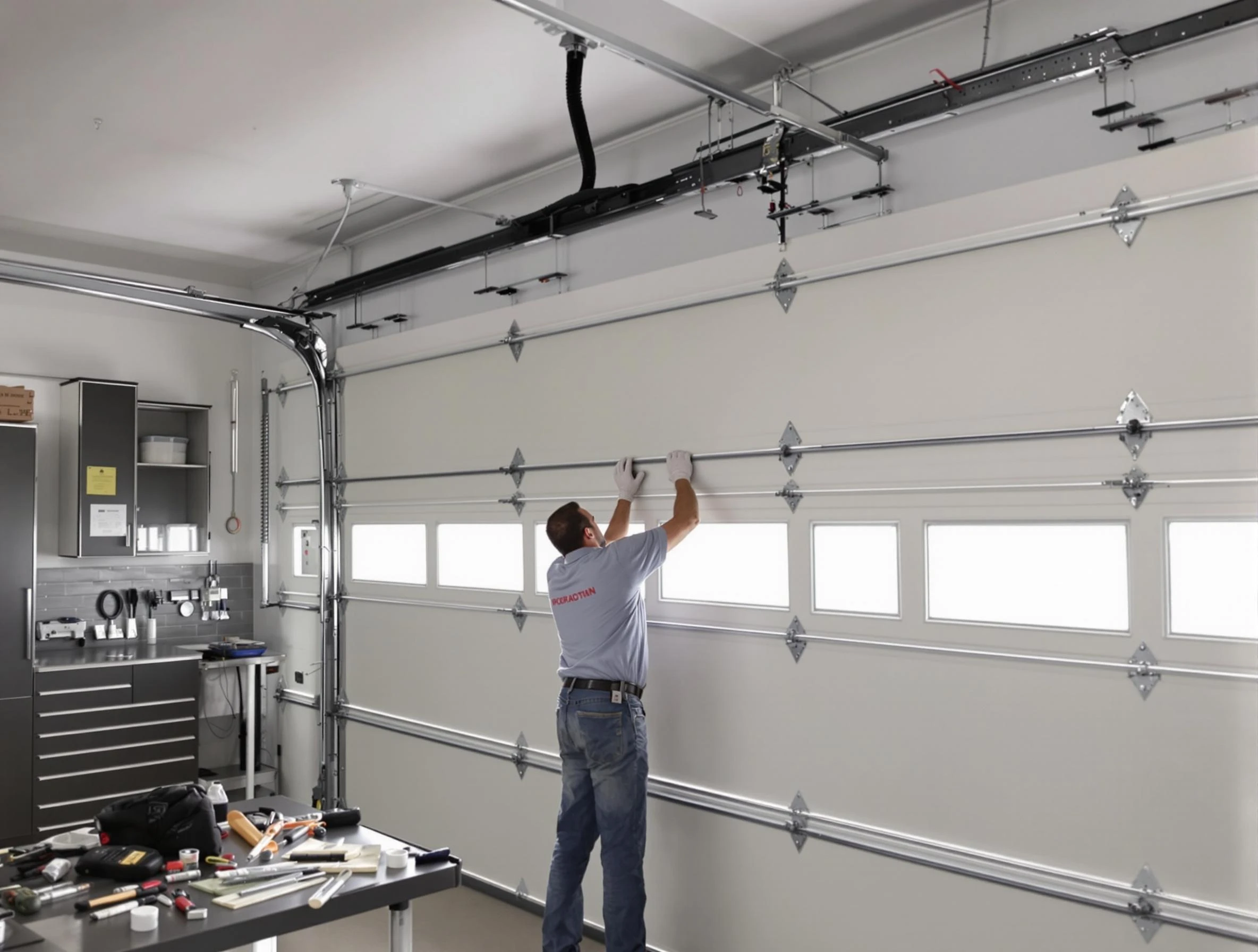 Garage Door Track Repair in Syracuse