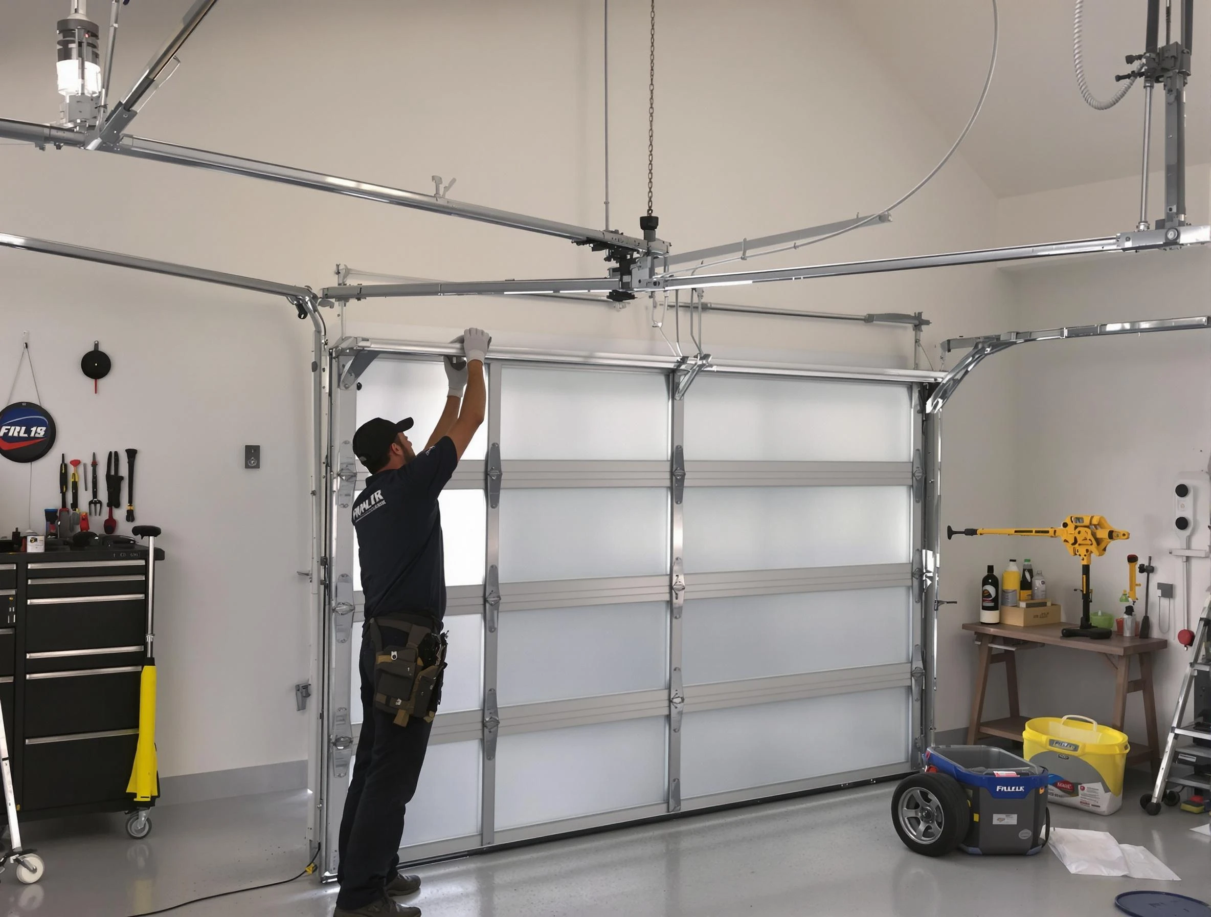 Syracuse Garage Door Repair certified team performing precision garage door installation in Syracuse