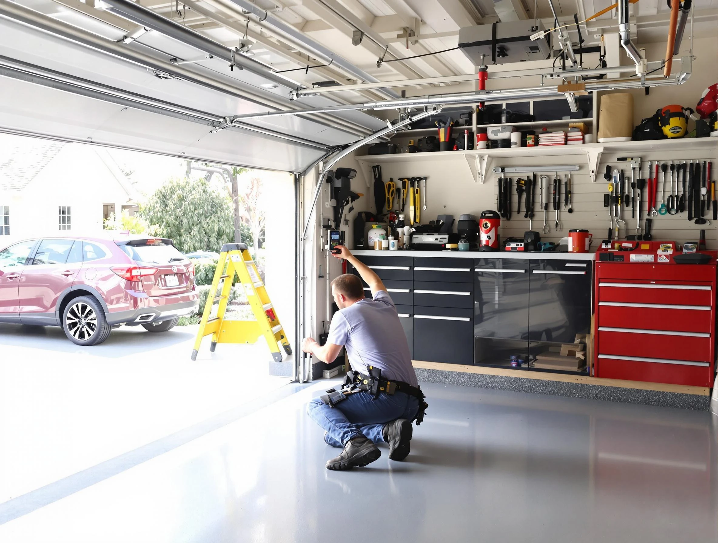 Local garage door repair service by Syracuse Garage Door Repair in Syracuse