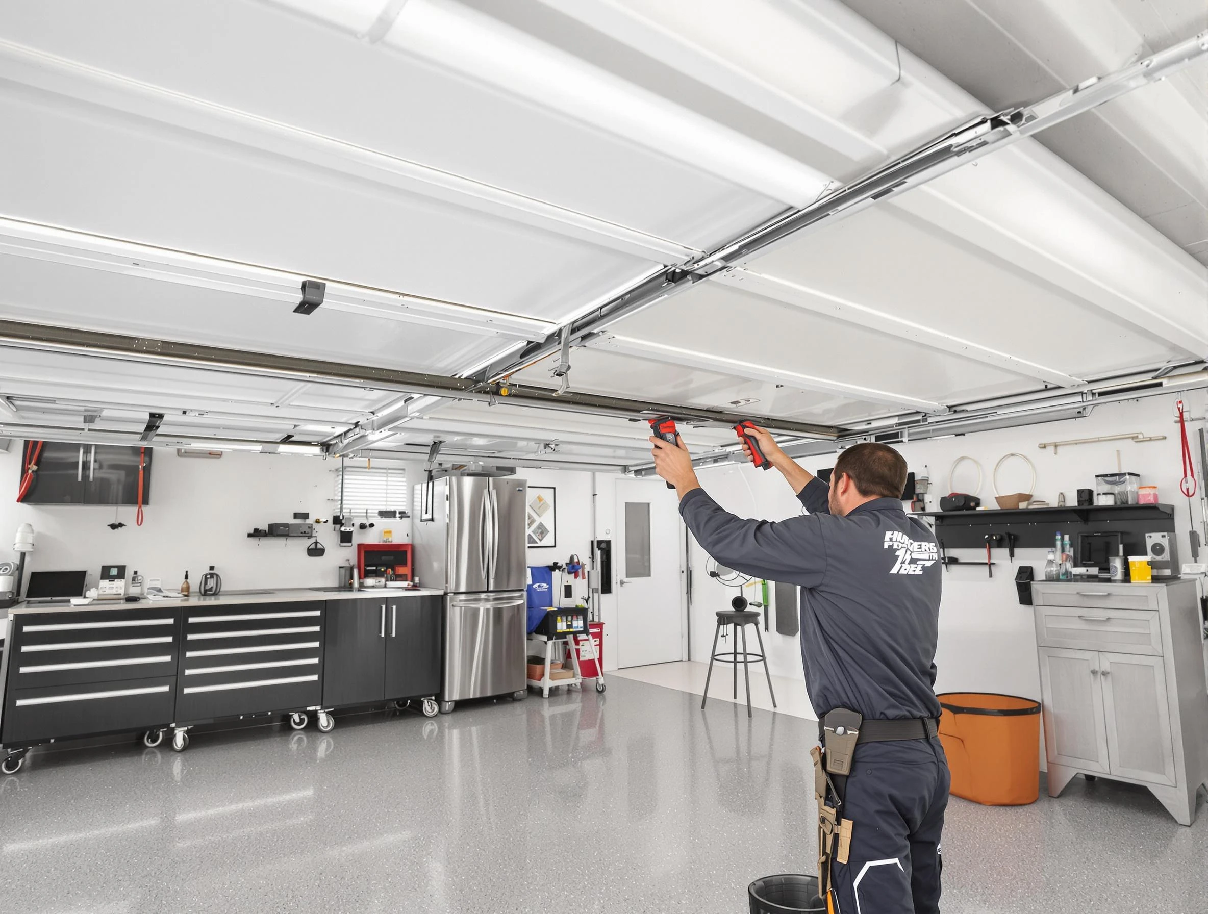 Overhead garage door repair service by Syracuse Garage Door Repair in Syracuse
