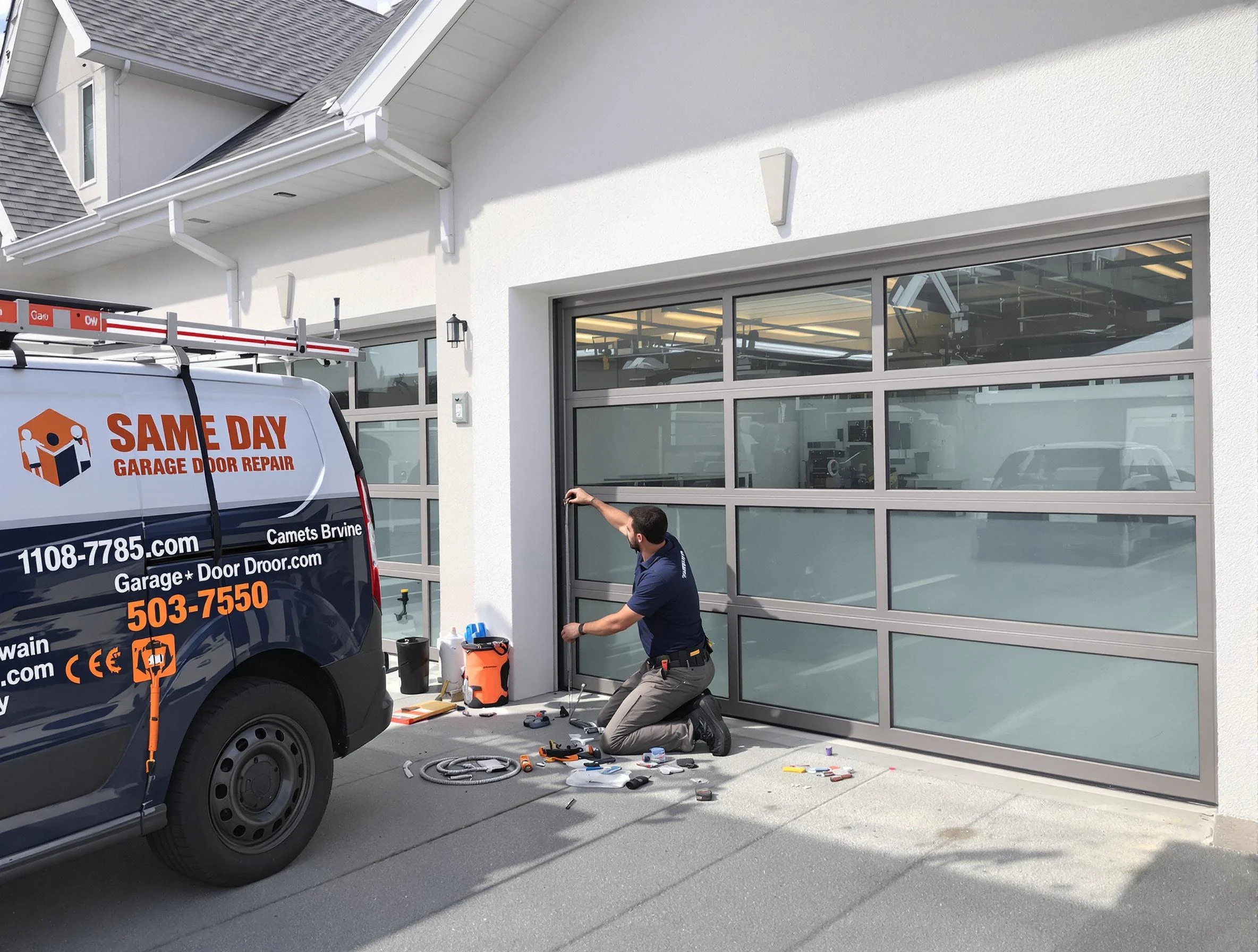 Same-day garage door repair service by Syracuse Garage Door Repair in Syracuse